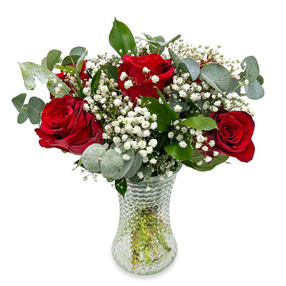 Red Rose & Gypsophil